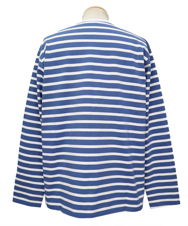 Scye BASICS サイベーシックス Striped Ctton Jersey L/S TEE