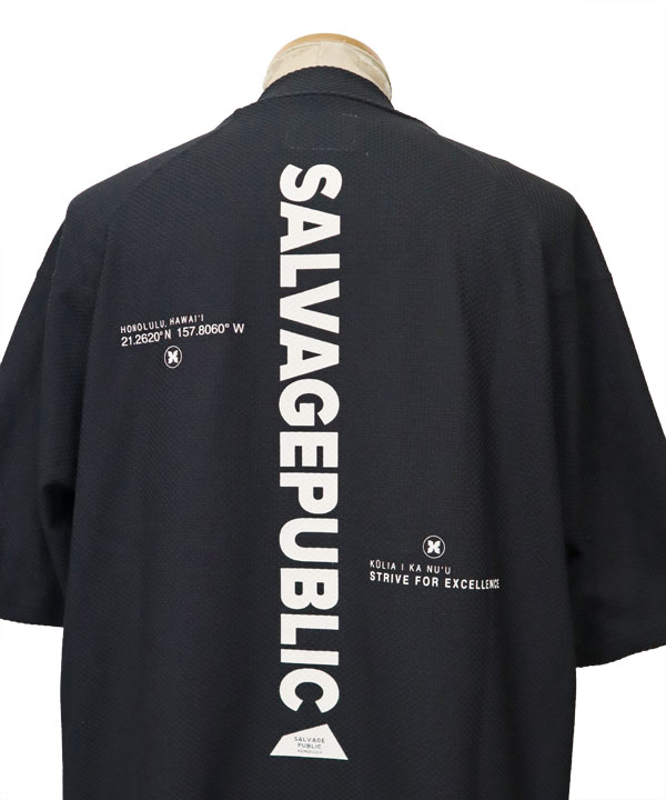 SALVAGE PUBLIC Kolepa サルベージ パブリック コレパ ハク モックネックTEE (EXCELLENCE)