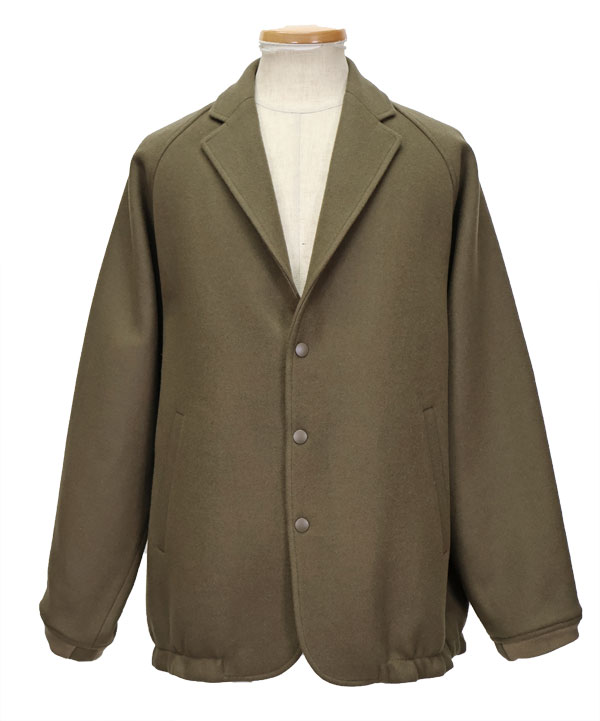 orSlow】コットンツイル リップストップ ピンバッジ コート